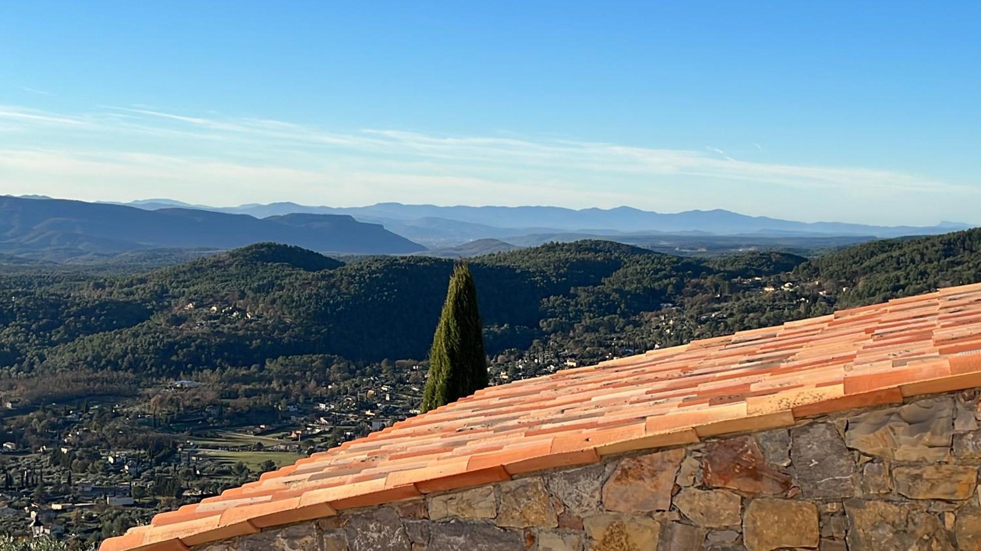 Villa La Genestiere - Familienoase Und Golfertraum Mit Infinity-Pool Und 180-Grad-Panoramablick Bis Zum Meer Seillans Exterior foto